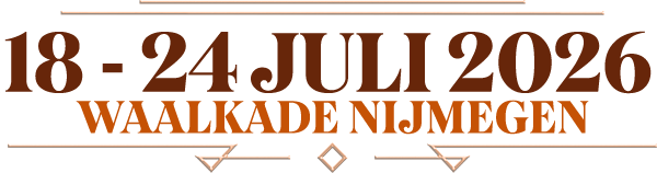 18 tot en met 24 juli 2026, Waalkade Nijmegen